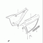 GS1100G 1982-1983 Frame cover (model d)