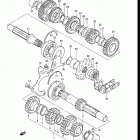 GS750E,ES 1983 Трансмиссия