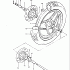 XN85 D 1983 Переднее колесо