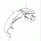 GS750T 1982-1983 Заднее крыло
