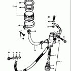 GS1100GK 1982-1983 Задний торм цилиндр