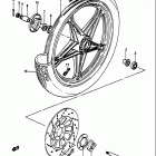 GS750T 1982-1983 Front wheel (model d)
