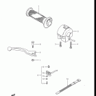 GR650, X TEMPTER 1983 Right handle switch