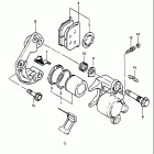 GS750S 1983 Передний суппорт тормозной
