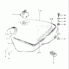 GS650M 1983 Топливный бак