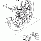 RM250 1982-1983 Front wheel (model d)