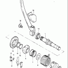 RM250 1982-1983 Кик стартер
