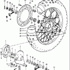 RM250 1982-1983 Rear wheel (model z)