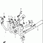 GS1100E,ES 1982-1983 Muffler (model z)
