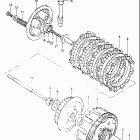DR125 1982-1983 Сцепление