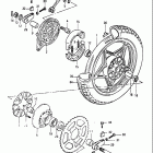 GS450E 1983 Заднее колесо
