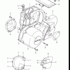 GS550E, ES 1983 Крышки картера