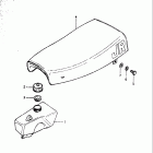 JR50R 1983 Oil tank - seat
