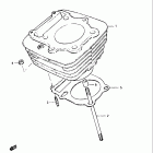 GN250 1982-1983 Цилиндр