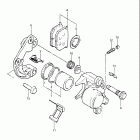 XN85 D 1983 Передний суппорт тормозной