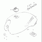 GS450E 1983 Топливный бак