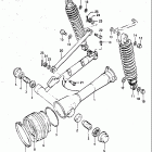 GS1100GL 1982-1983 Rear swinging arm (model z)