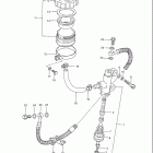 GS850GL 1982-1983 Задний торм цилиндр