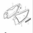 GS550L 1981-1982 Frame cover (model x)