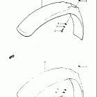 RM125 1981-1982 Переднее крыло