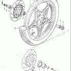 GS650G 1981-1982 Переднее колесо