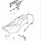 GN400T 1982 Сидение