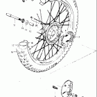 RM465 1981-1982 Переднее колесо