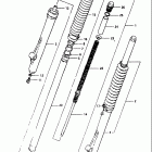DR500 1981-1982 Front fork (model x)