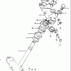DR500 1981-1982 Steering stem (model z)