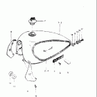 GS450L 1980-1982 Топливный бак (модель T)