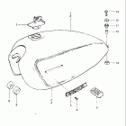 GS650G 1981-1982 Fuel tank (model z)