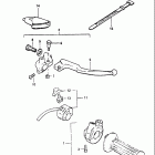 DR500 1981-1982 Right handle switch (model x)