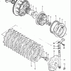 GS650GL 1981-1982 Сцепление