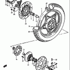 GS550M 1982 Заднее колесо