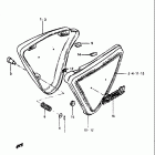 GS450L 1980-1982 Frame cover (model t)