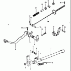 DR500 1981-1982 Подножки
