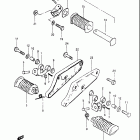 GS650G 1981-1982 Footrest (model x)