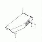 DR500 1981-1982 Сидение