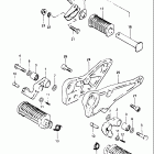 GS750E 1982 Подножки