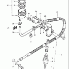 GS650G 1981-1982 Задний торм цилиндр