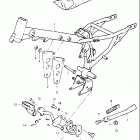 JR50 1982 Frame - footrest