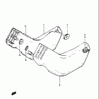 GS550M 1982 Обтекатель рамы