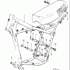 RM465 1981-1982 Frame - seat (model z)