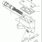 GS450T,-TX 1981-1982 Master cylinder (model z)
