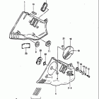 GS1000S 1982 Обтекатель рамы