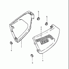 DR500 1981-1982 Frame cover (model x)