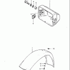 RS175 1980-1982 Headlamp housing - front fender
