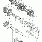 RM125 1981-1982 Transmission (model z)