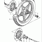 GS550M 1982 Переднее колесо
