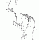 GS650G 1981-1982 Передние тормозные трубки